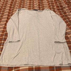 Lands End Boat Neck 3/4 Sleeve Top Medium 10/12